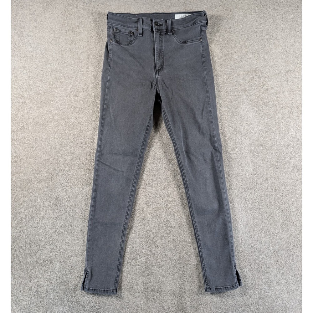 Rag & Bone Jeans Womens Size 28 Black High Rise Ankle Skinny Made in USA